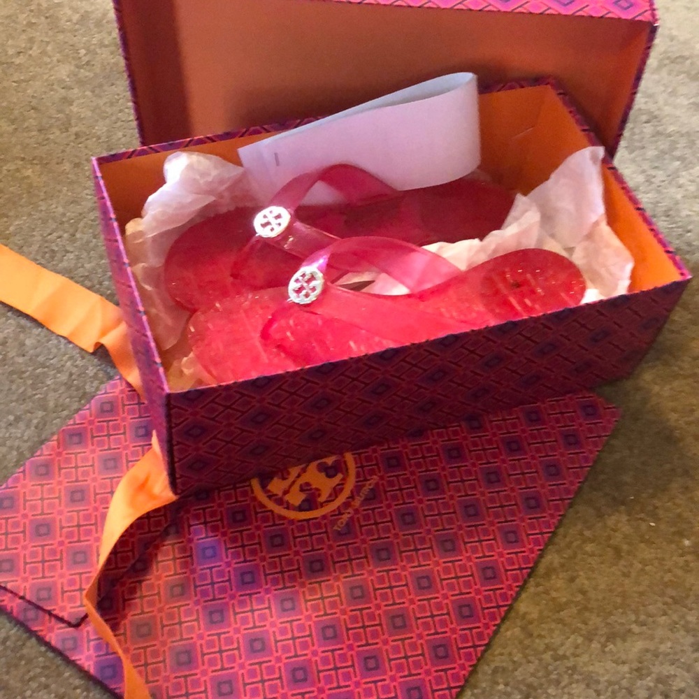 Tory Burch Pink Sandals Sz 7